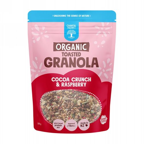 Cocoa Crunch & Raspberry Granola 350g