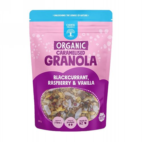 Blackcurrant, Raspberry & Vanilla Granola 350g